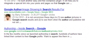 Sample of Google author profile as shown in SERP -- SEO Company Philippines